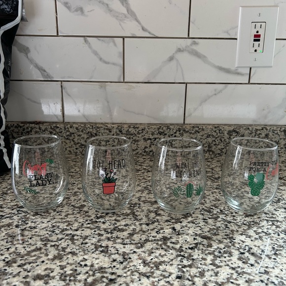 Stemless wine glass set - Picture 1 of 5